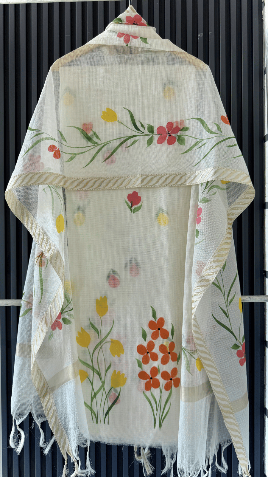 Meadow Mist Kota Doria Cotton Dress Material