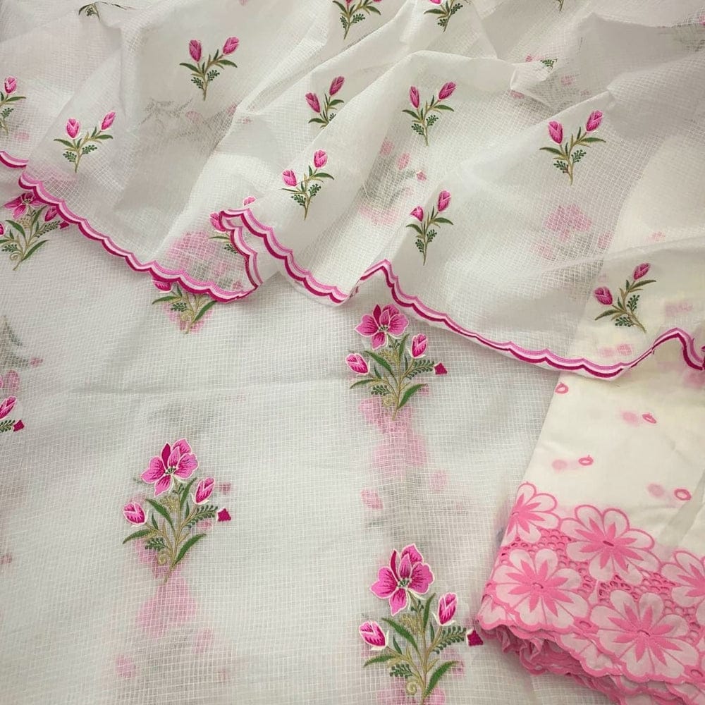 Pure Kota Cotton Embrodiery Work Dress Material Pure Kota Cotton Embrodiery Work Dress Material