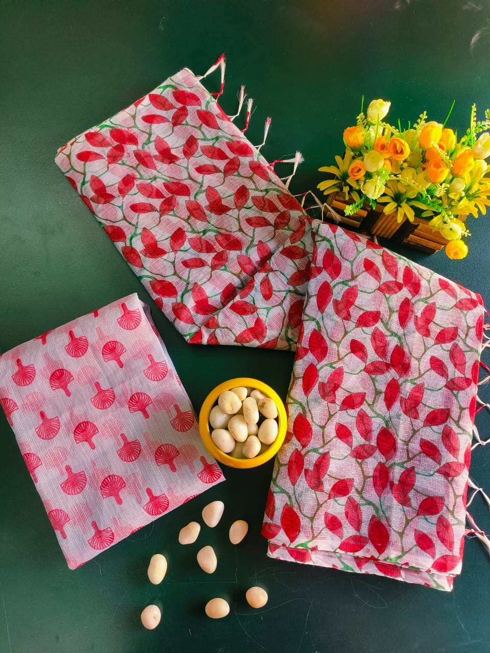 Threaded Elegance Kota Doria Saree