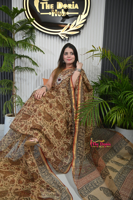 Handloom Kota Cotton Saree