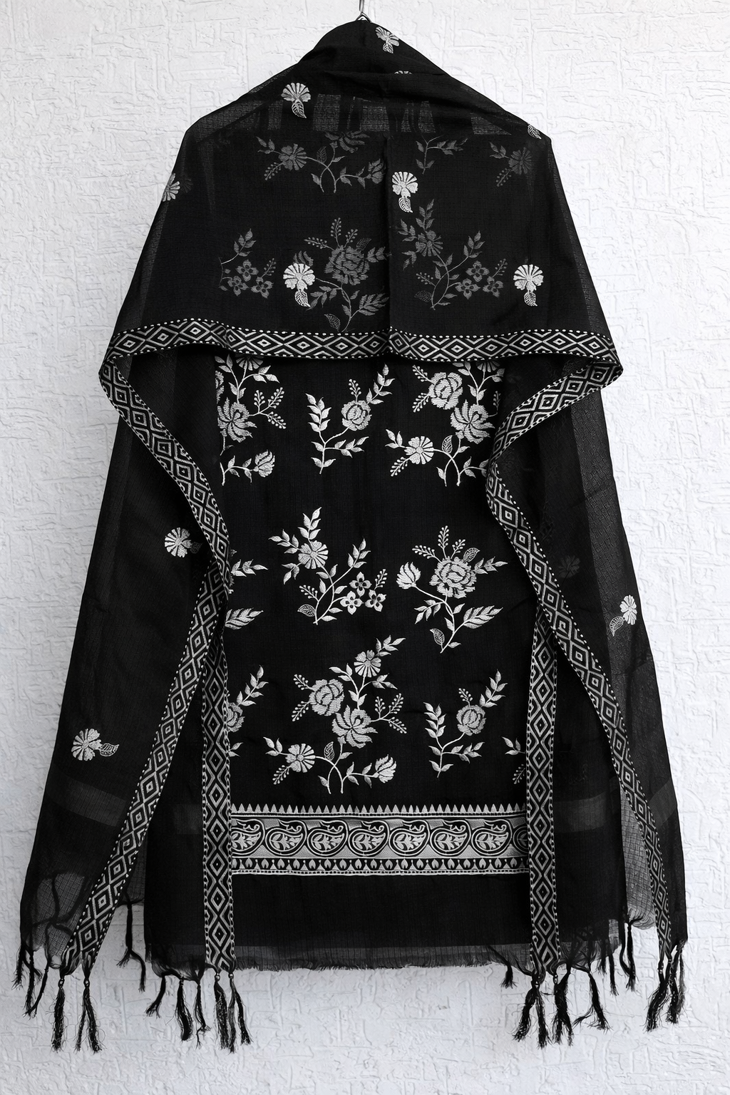 Orchid Flight Embroidery Dress Material