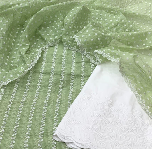 Pista Grace Kota Dress material with Bottom