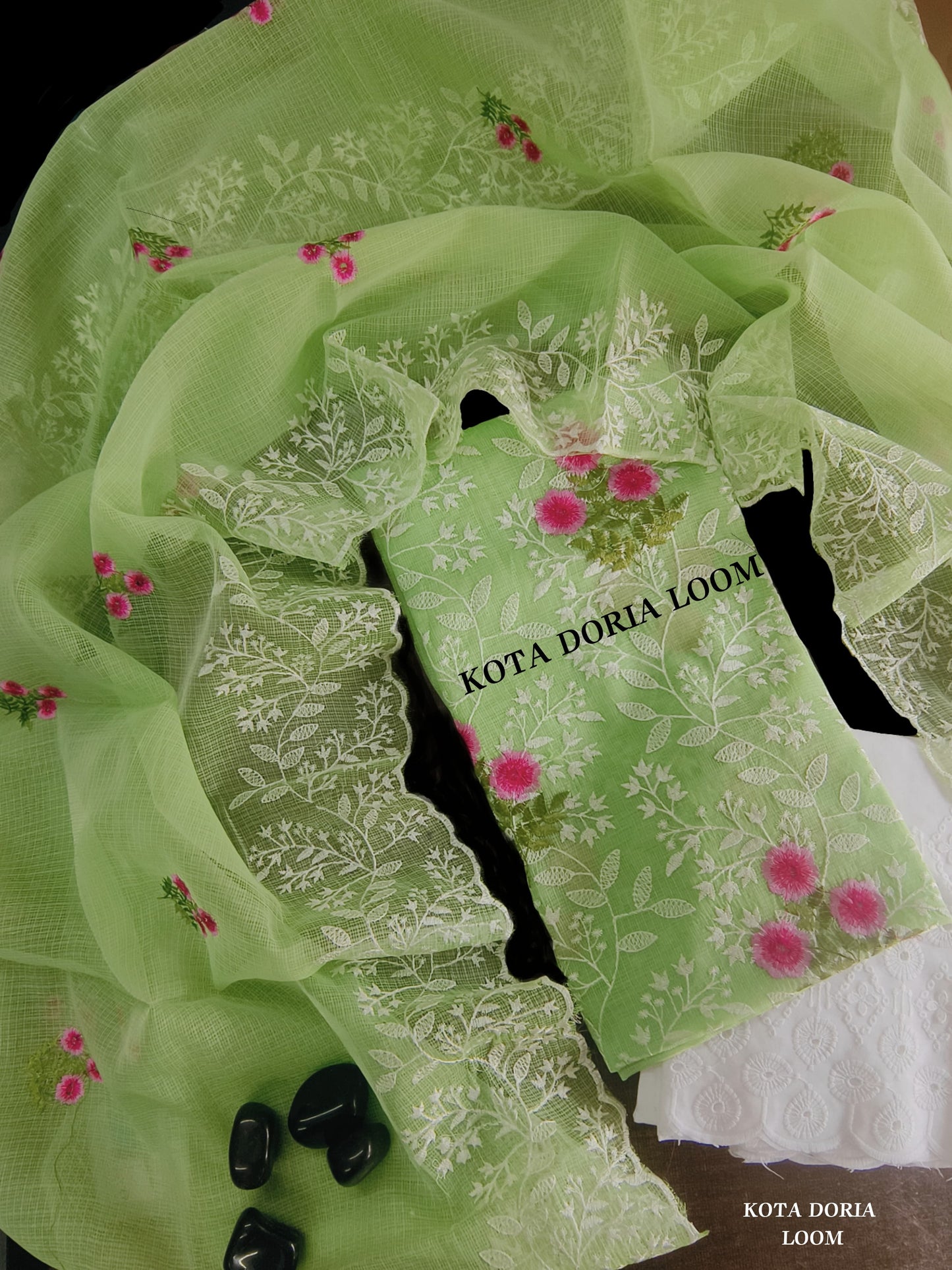 Kota Basant Bloom Dress Material with Bottom