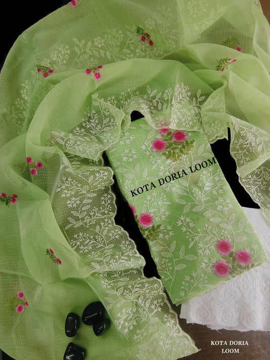Kota Basant Bloom Dress Material with Bottom